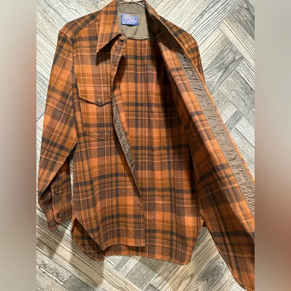 Wool Vintage Pendleton Men’s Flannel • 100% Pure Virgin Wool - Picture 6 of 9